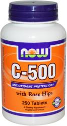 NOW C-500 C-vitamin tabletta csipkebogyóval 100 db