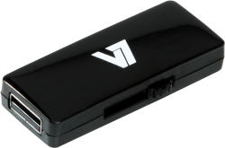 V7 Slide-In 16GB USB 2.0 VU216GAR-BLK-2E