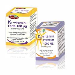 Pharmaforte K2 Vitamin Forte + D3 Prémium kapszula