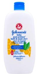 Johnson's Baby Pure Protect habfürdő és tusfürdő 500ml