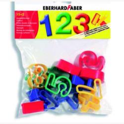 Eberhard Set cuttere plastic pentru modelaj cifre Eberhard Faber (EF579912) - viamond