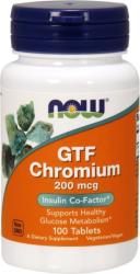 NOW GTF Chromium tabletta 100 db
