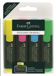 Faber-Castell Textmarker Set 4, 1548 Faber-Castell (FC154804) - viamond