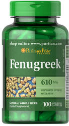 Puritan's Pride Fenugreek 610 mg görögszéna kapszula 100 db