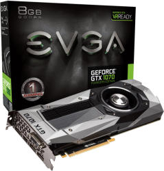 EVGA GeForce GTX 1070 FOUNDERS EDITION 8GB GDDR5 256bit (08G-P4-6170-KR)
