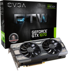 EVGA GeForce GTX 1070 FTW GAMING ACX 3.0 8GB GDDR5 256bit (08G-P4-6276-KR)