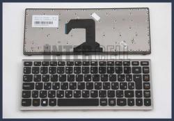 Lenovo Ideapad S300 fekete (ezüst keret) magyar (HU) laptop/notebook billentyűzet