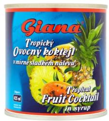 Giana Trópusi gyümölcskoktél enyhén cukrozott lében 425 g