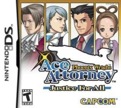 Capcom Phoenix Wright Ace Attorney Justice for All (NDS)