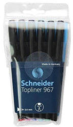 Schneider Liner 0.4 mm, SCHNEIDER Topliner 967, 6 culori/set