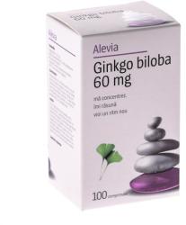 Alevia Ginkgo Biloba 60 mg 100 comprimate