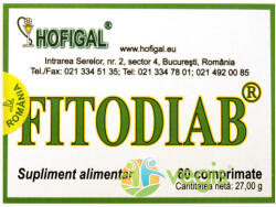 Hofigal Fitodiab 60 comprimate (Suplimente nutritive) - Preturi