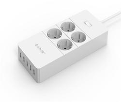 ORICO 4 Plug + 5 USB 1,5 m Switch (HPC-4A5U)