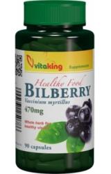 Vitaking Bilberry 470 mg (Afin negru) 90 comprimate