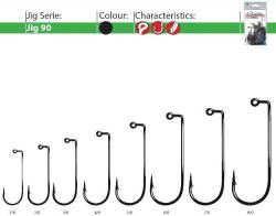 Gamakatsu Carlige pentru jig GAMAKATSU 90 BL 25BUC. PL, nr. 4/0 (GK.147606.04)