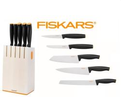 Fiskars Bloc lemn 5 cutite (1014209)