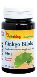 Vitaking Ginkgo Biloba 60 mg 90 comprimate