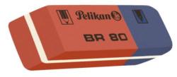 Pelikan Radiera Br80 Cauciuc Rosu/alabstru Set80 (601013) - viamond