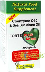 Hofigal Coenzima Q10 in ulei de catina Forte Plus 60 mg 40 comprimate