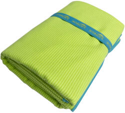 Solart Prosop Plajă Microfibră SOLART 75x150 cm Verde/Albastru - Albastru/Verde Fluo, 75x150 cm (4961) Prosop