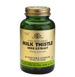 Solgar Milk Thistle Herb Extract (Extract din planta de Silimarina) 60 comprimate