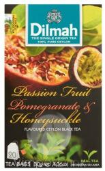 Dilmah Fekete tea passiógyümölcs gránátalma és jerikói lonc 20 filteres