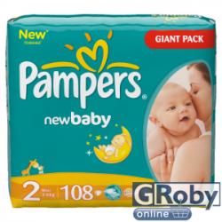 Pampers New Baby 2 Mini 3-6 kg 108 db