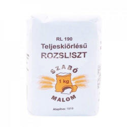 Szabó Malom Teljeskiőrlésű rozsliszt (RL-190) 1 kg