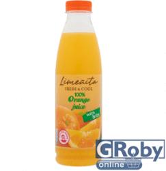 Limenita Fresh&Cool 100% narancs rostos gyümölcslé 0,75 l