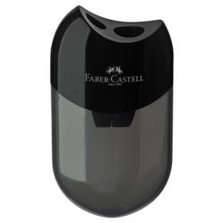 Faber-Castell Ascutitoare Plastic Dubla Cu Container Neagra Faber-Castell (FC183500) - viamond