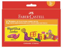 Faber-Castell Plastilina 12 Culori Neon 160G Faber-Castell (FC120822) - viamond