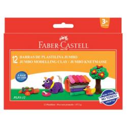 Faber-Castell Plastilina 12 Culori 160G Faber-Castell (FC120811) - viamond