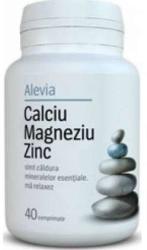 Alevia Calciu+Magneziu+Zinc 40 comprimate