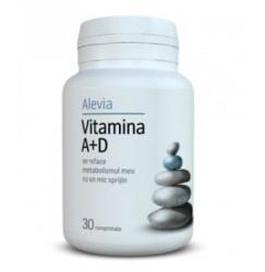 Alevia Vitamina A+D 30 comprimate