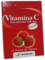 Amniocen Vitamina C 180 mg 20 comprimate
