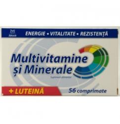 Zdrovit Multivitamine si Minerale+Luteina 56 comprimate