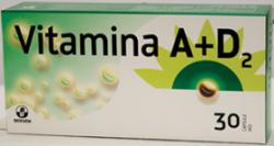 Biofarm Vitamina A+D2 30 comprimate
