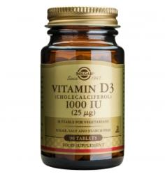 Solgar Vitamin D3 1000IU 90 comprimate