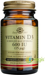 Solgar Vitamin D3 600UI 60 comprimate