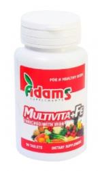 Adams Vision Multivita+Fe 90 comprimate