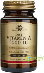 Solgar Vitamin A 5000IU 100 comprimate