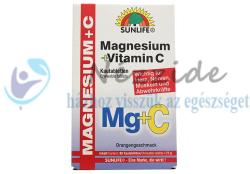 Sunlife Magnézium+C-vitamin tabletta 80 db