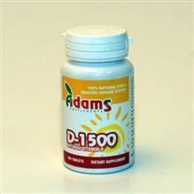 Adams Vision Vitamina D-1500 60 comprimate