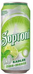 Soproni Radler lime-menta alkoholmentesital 0,4 l 0,0% - dobozos