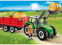 Playmobil Tractor Mare Cu Remorca (6130)