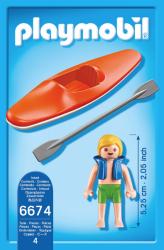 Playmobil Copil Cu Canoe (6674)
