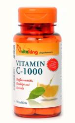 Vitaking Vitamin C-1000 cu Bioflavonoide, Acerola si Macese 90 comprimate