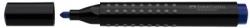 Faber-Castell Marker Permanent Albastru Varf Rotund Grip 1504 Faber-Castell (FC150451) - viamond