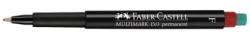 Faber-Castell Marker Permanent Rosu S Multimark Faber-Castell (FC152321) - viamond