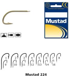 Mustad Carlig Mustad Crystal 224 GL Nr. 10 (M.224.10)